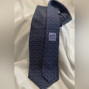 Hermes silk tie